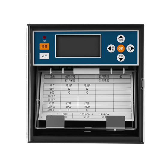 AG恒峰R1200 1-12路 液晶智能 打印有纸记录仪 电流/电压/温度/压力